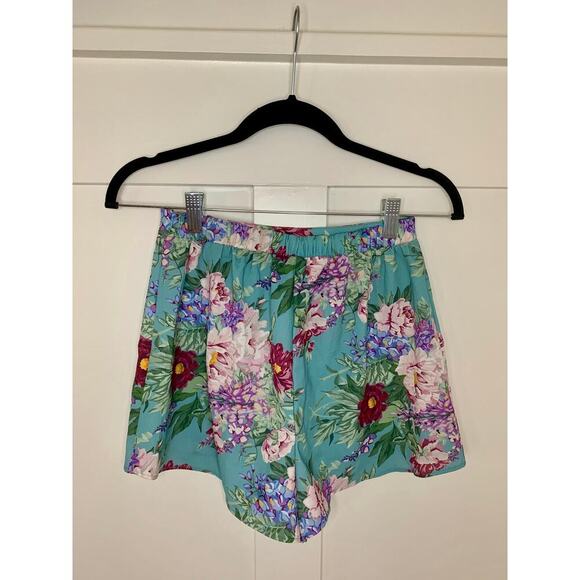Show Me Your Mumu Martine Shorts in Multicolor Size XS Floral Print Textured - Picture 2 of 4